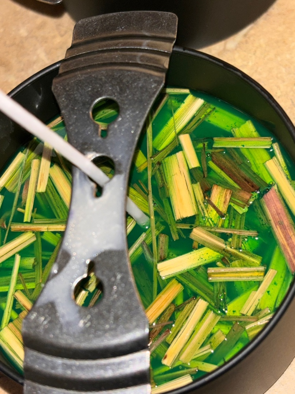 Citronella/mint soy candle